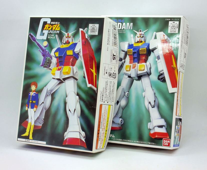 1/144スケールの「RX-78-2 ガンダム」を徹底比較！ 旧キット・HG・RGの
