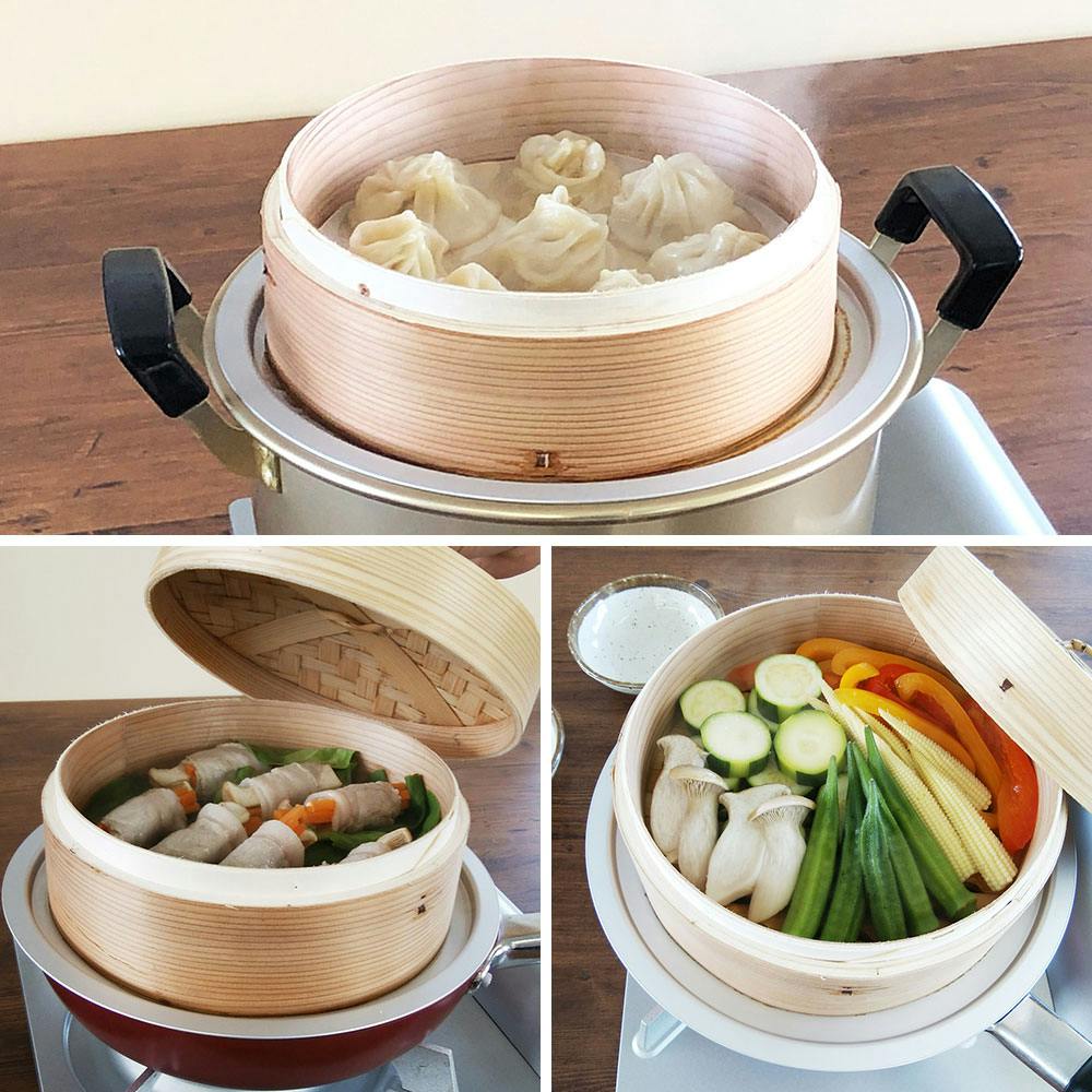 中華セイロ用 受け台 33cm アルミ 外径10～30cmのセイロ用 北陸