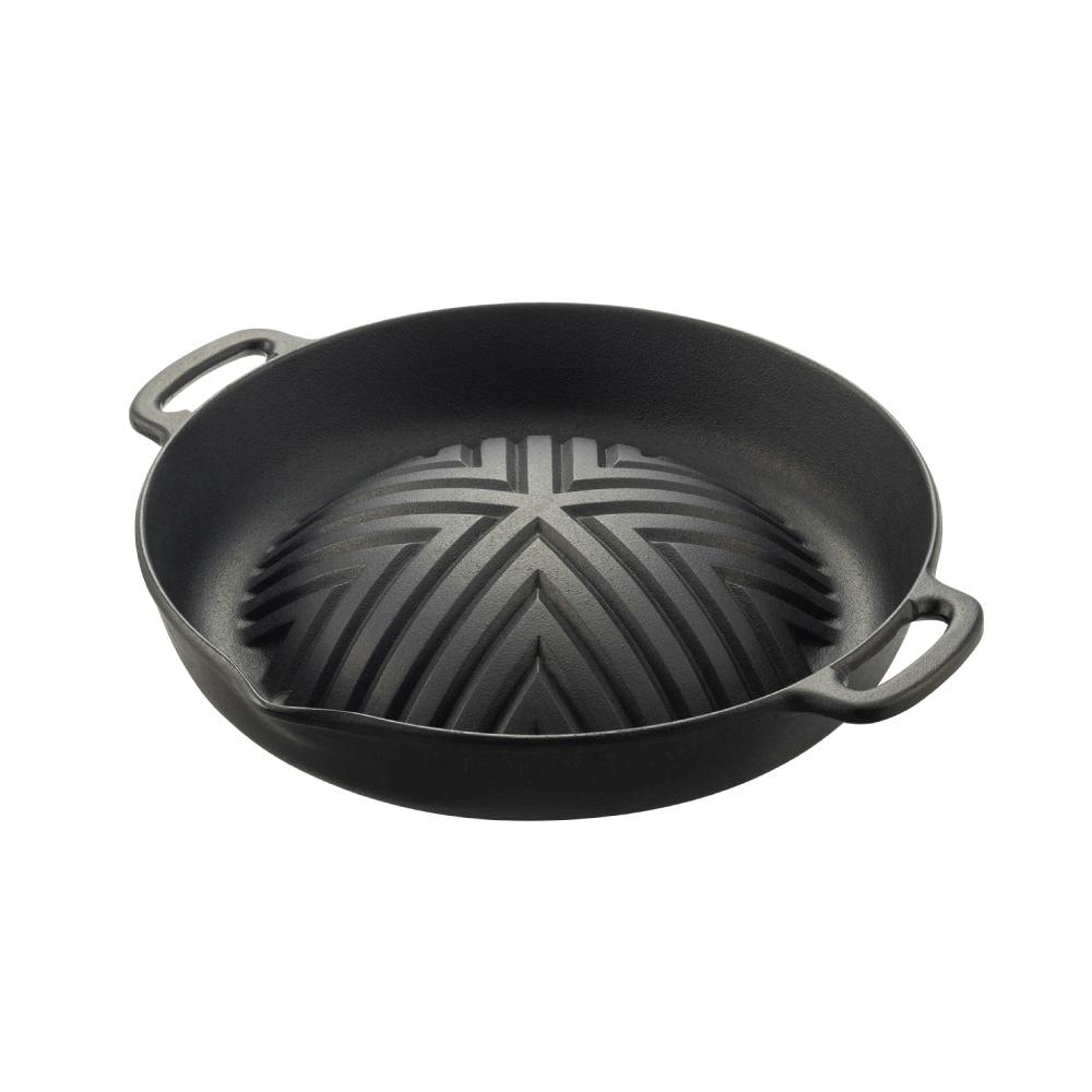 岩鋳 焼肉 ジンギスカン鍋 深型 28.5cm 南部鉄器 ガス火用【鋳鉄 南部