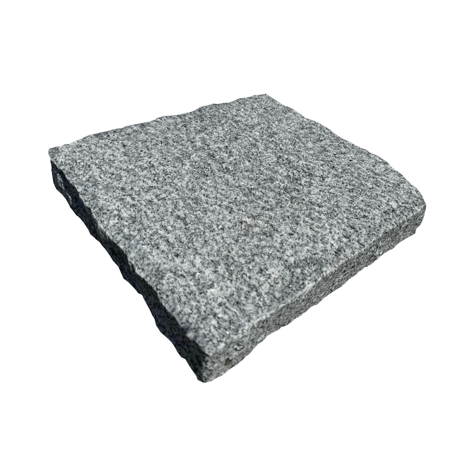 TAIKOH 敷石 白御影 30×30×5cm 天面ノミキリ 側面割肌 底面切削