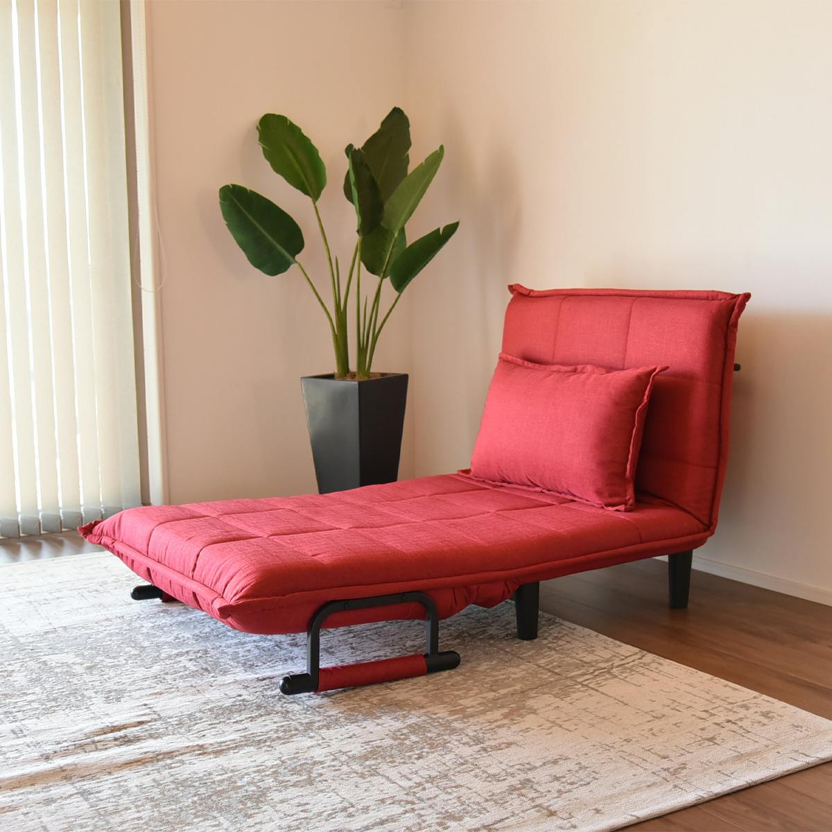 タマリビング ソファベッド ビータ4 BU ブルー(50000492) サイズ：(100