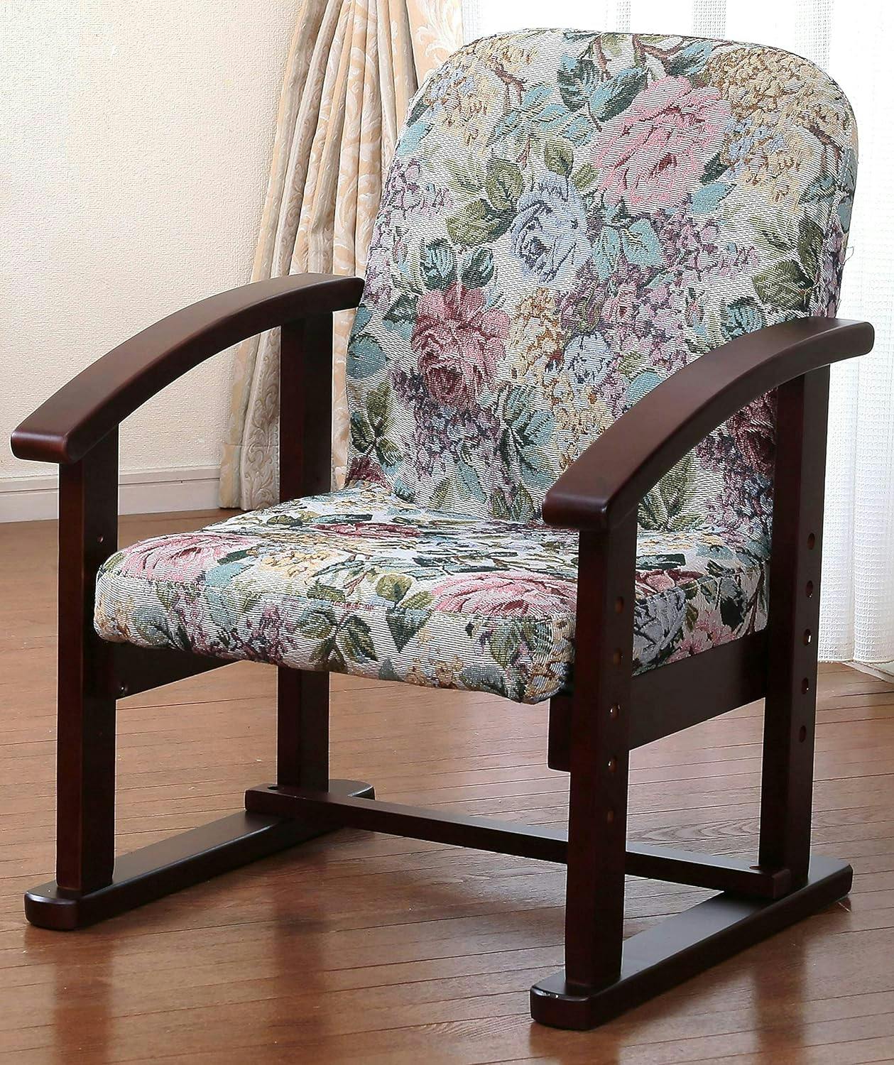 Vita 立ち座りラクラク座椅子 ハイ ゴブラン リクライニング 高さ調整