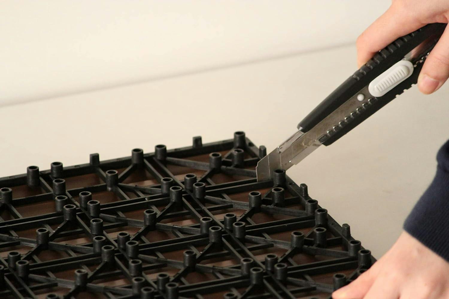 タック Living Out WPCデッキパネル 木目調 9枚組 ブラウン TAN-175-9