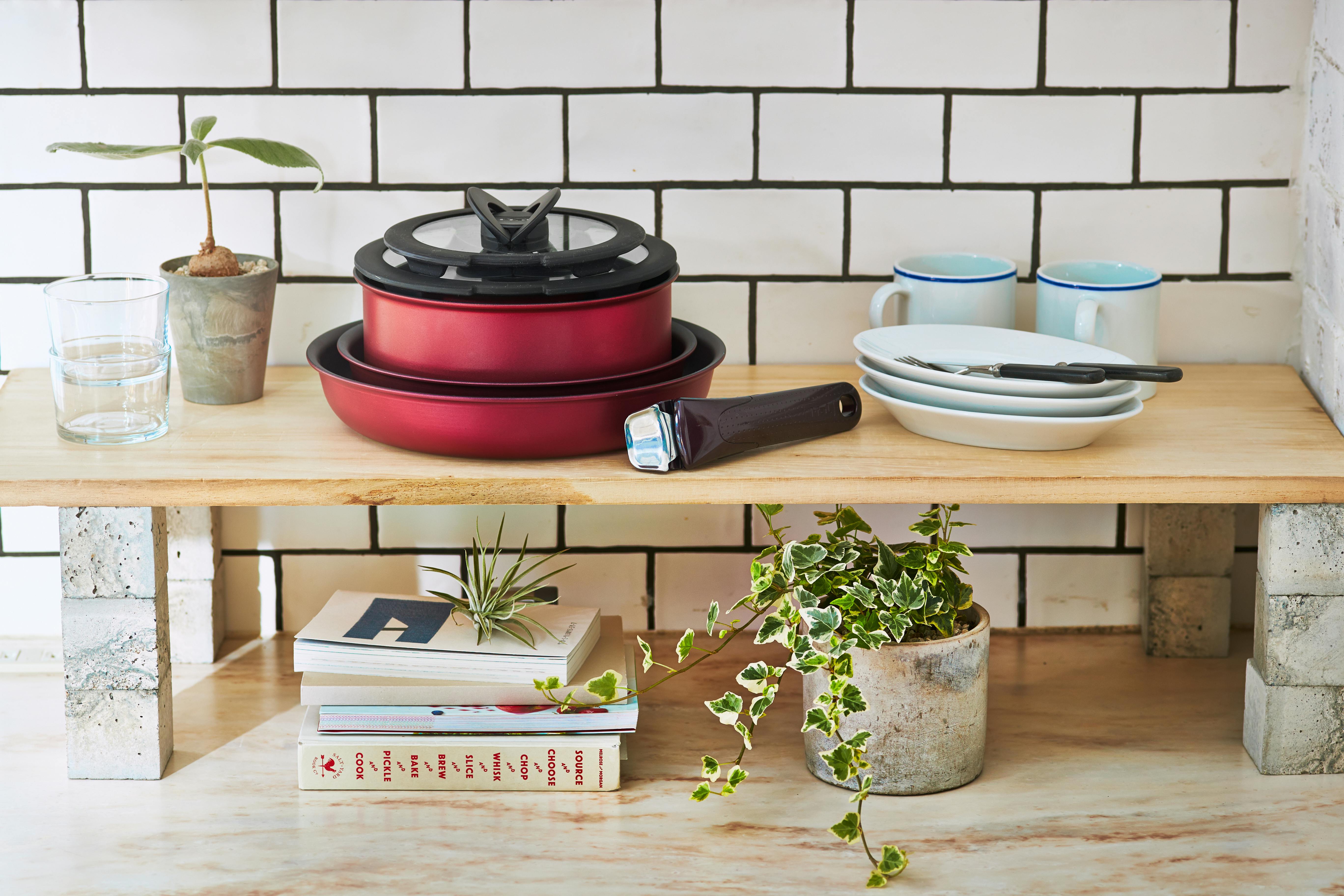 T-fal インジニオ IHルージュ セット6 レッド L38391 ガス火・IH対応