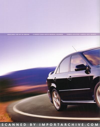 2004 Mazda 6 Brochure - ImportArchive