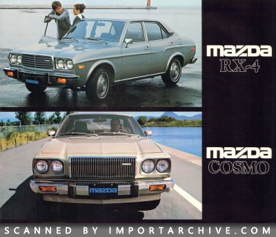 1977 Mazda Full Lineup Brochure (RX-4 / Cosmo) - ImportArchive
