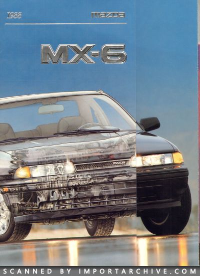 1988 Mazda MX-6 Brochure (Early Version) - ImportArchive