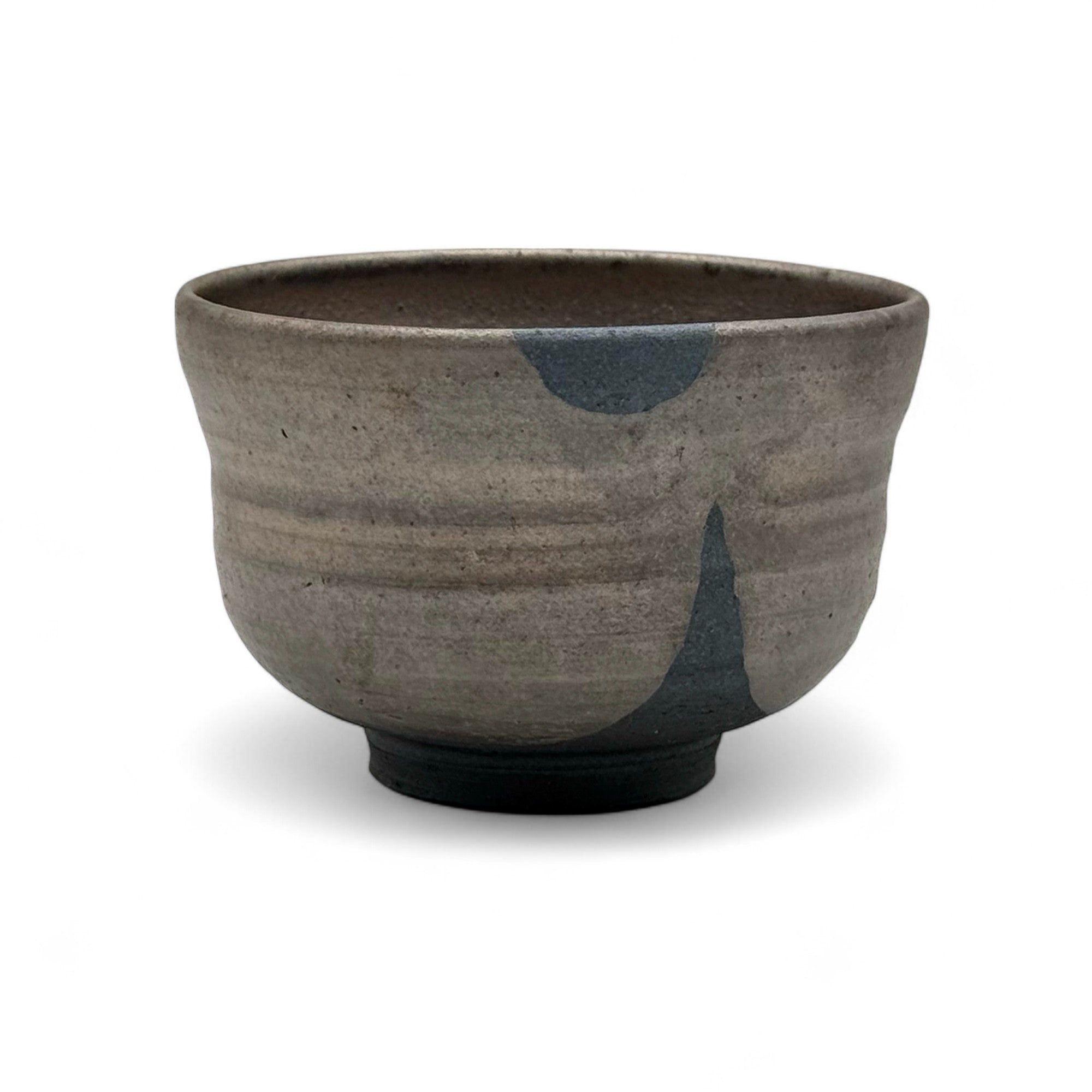 Karakane Rustic Brown Shigaraki-yaki Chawan - Japanese Matcha Bowl