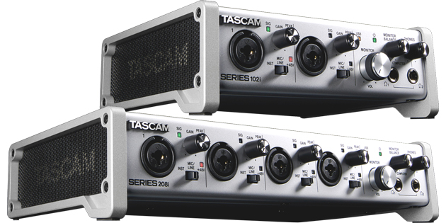 TASCAM SERIES 102i / SERIES 208i | オーディオ性能を更に高めた