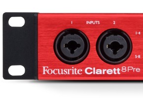 Focusrite Clarett 8Pre 18イン20アウトの Thunderboltオーディオ