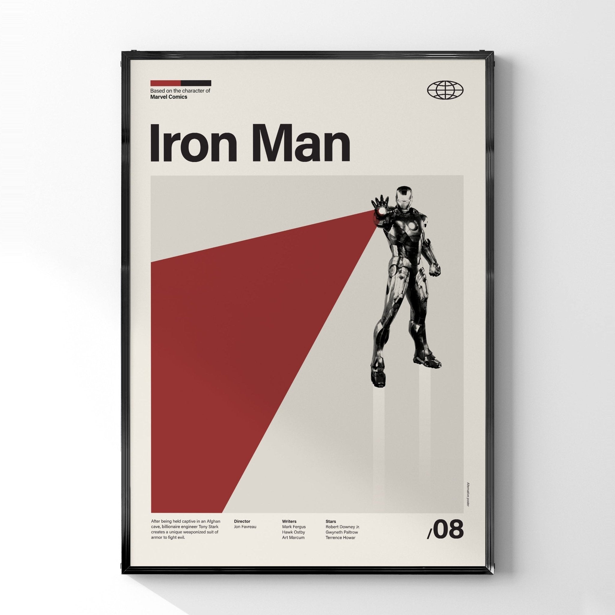アイアンマン」ミニマリストアートポスター – Ink Jp