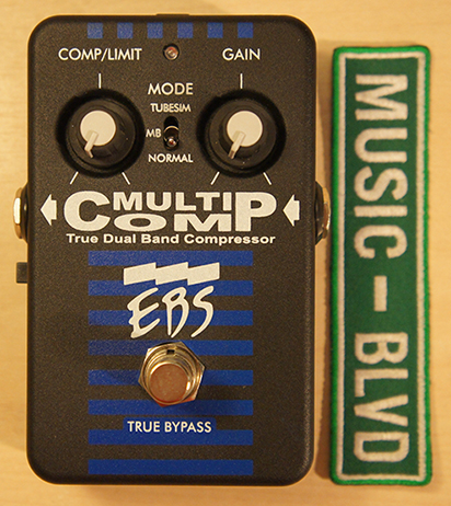 EBS MultiComp True Dual Band Compressor Pedal - Music Boulevard