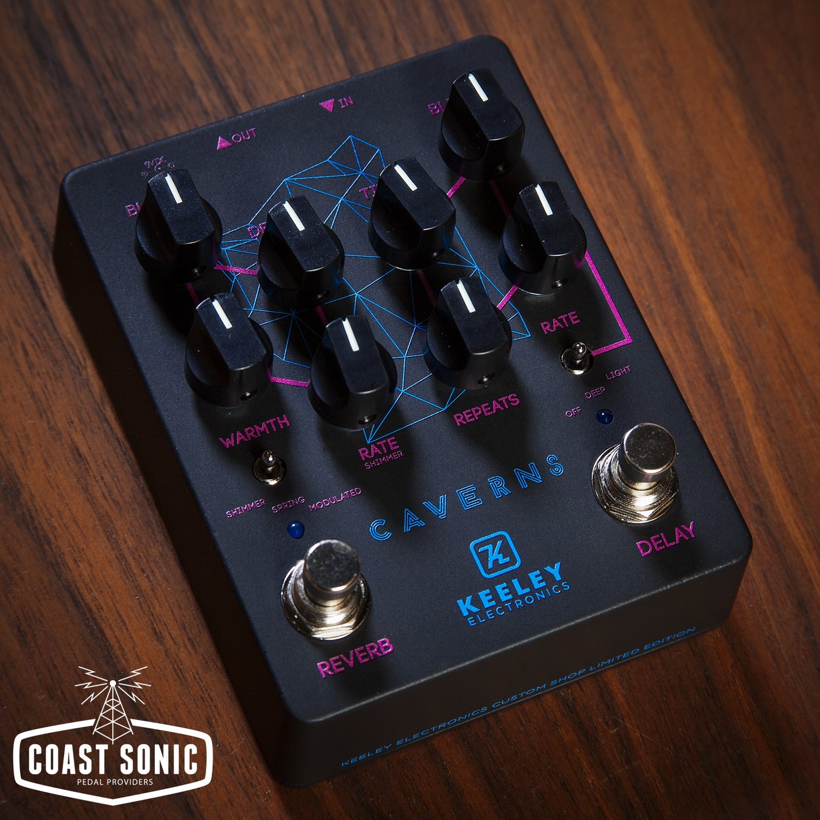 Keeley Electronics Caverns Delay Reverb V2 Limited Edition - Music
