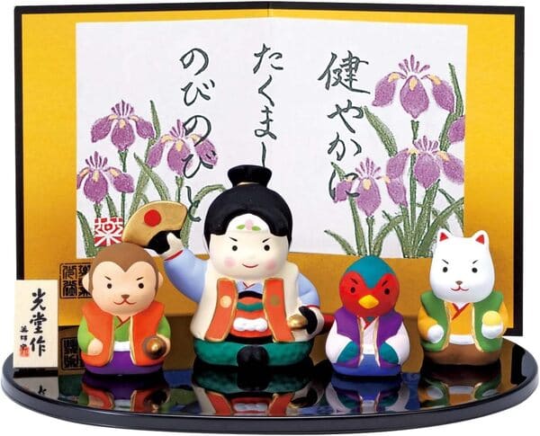 こどもの日に飾りたい。コンパクトでかわいい桃太郎の五月人形 - inzak
