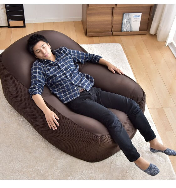 体にフィットしてリラックスできるおしゃれなビーズクッション - inzak