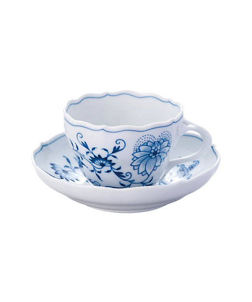 ブルーオニオン ティー／コーヒー兼用 カップ＆ソーサー | MEISSEN