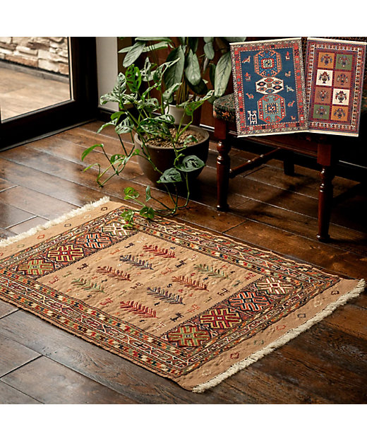 ☆ペルシャ手織りキリム 玄関マットLサイズ 3 | 三越伊勢丹