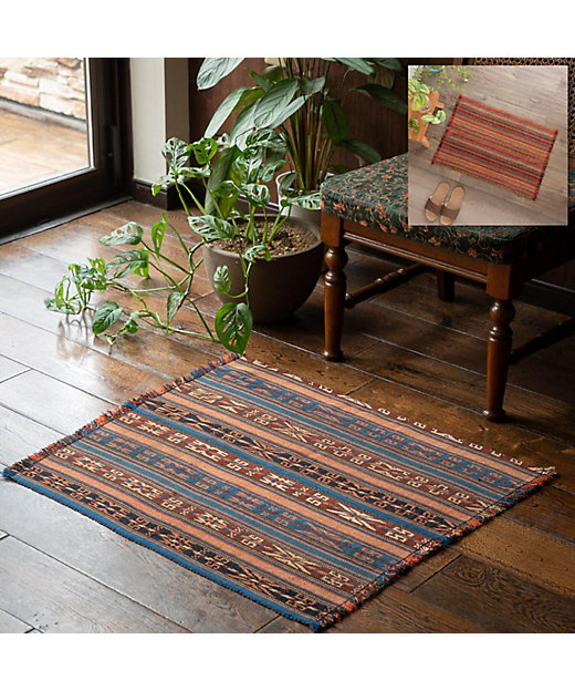 ☆ペルシャ手織りキリム 玄関マットMサイズ 3 | 三越伊勢丹