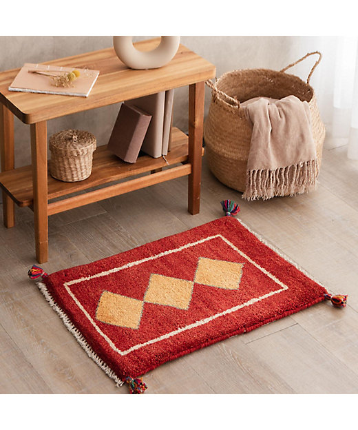 ☆ペルシャ手織りギャッベ ミニサイズ 8 | 三越伊勢丹オンライン