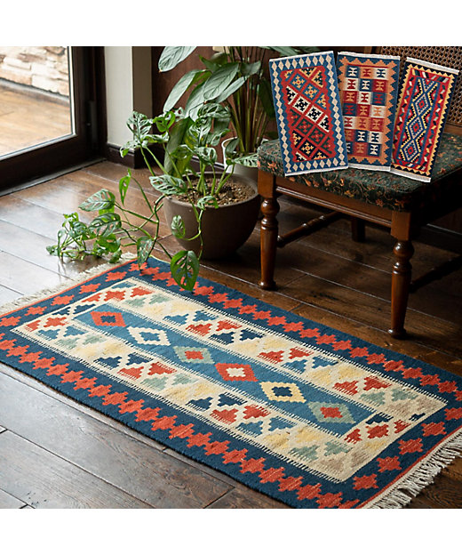 ☆ペルシャ手織りキリム 玄関マットLサイズ 5 | 三越伊勢丹