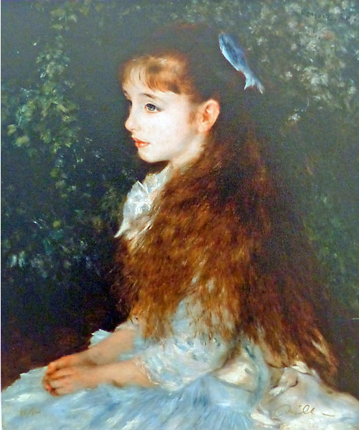 絵画 ルノワール／「可愛いイレーヌ」 絵画 ルノワール／「可愛い