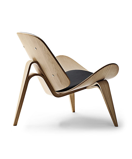 受注商品】CH07 シェルチェア オークホワイトオイル ブラック