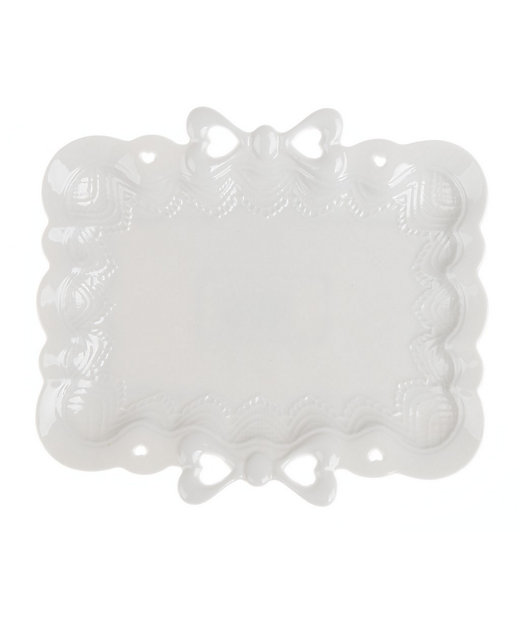 ☆トレイ型プレート（ラージ） Fiocchi（2枚セット） | Blanc