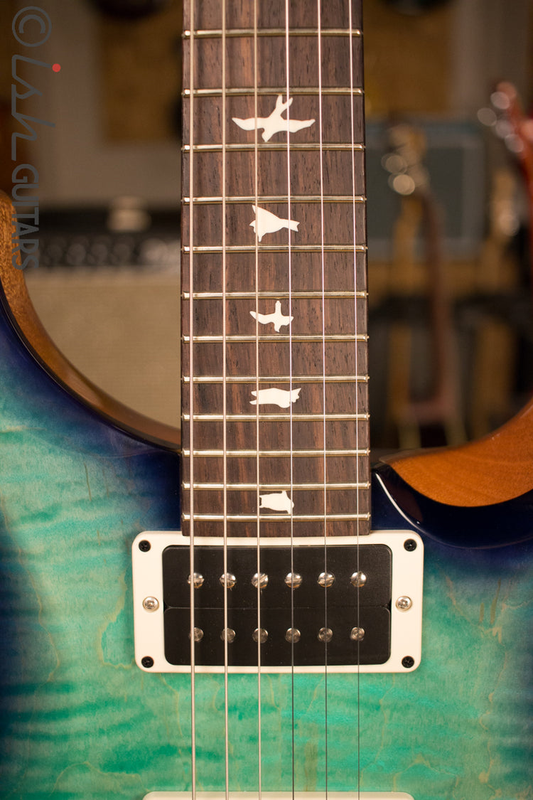 Paul Reed Smith PRS CE24 Custom Color Trippy Aqua Burst Natural