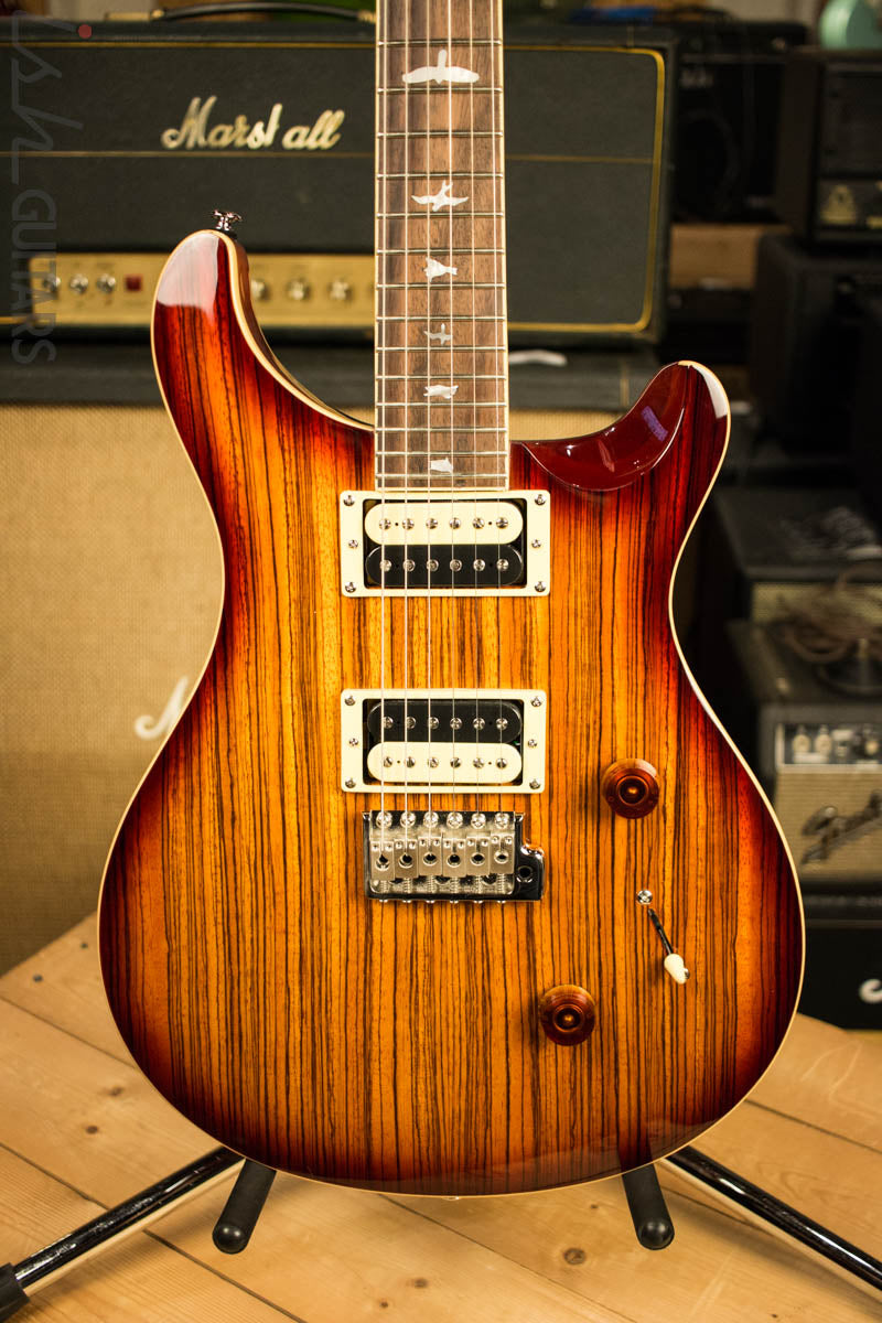2018 Paul Reed Smith PRS SE Custom 24 - Zebrawood – Ish Guitars