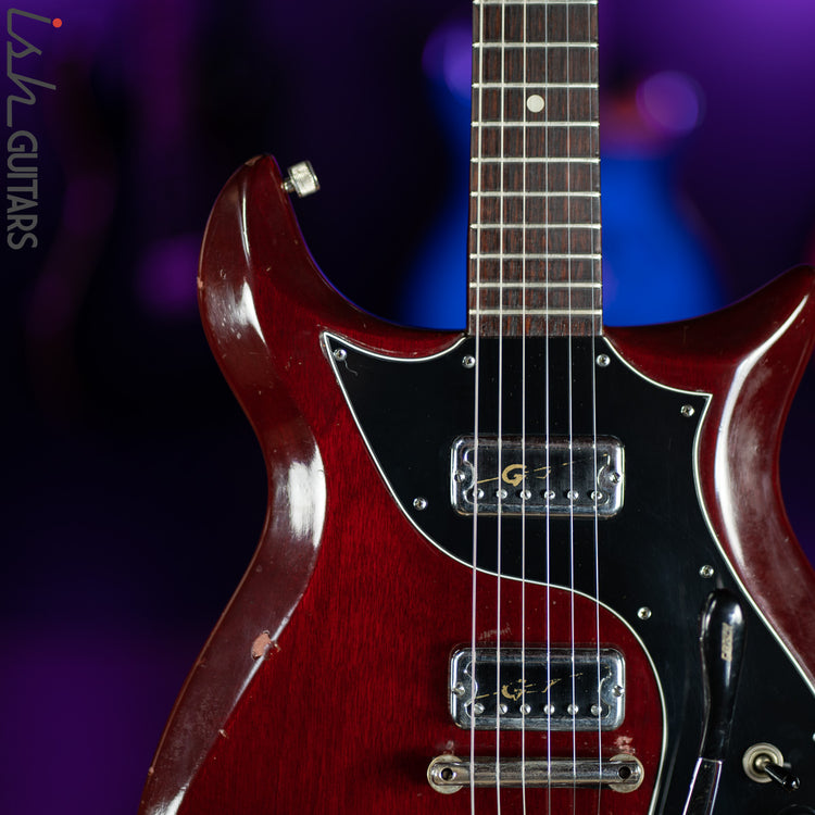 1964 Gretsch Corvette 6135 Cherry Dual Pickups – Ish Guitars