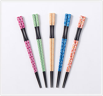 JALとっておきの逸品｜河和田塗 杵型四角多久島箸5点揃: リンベル