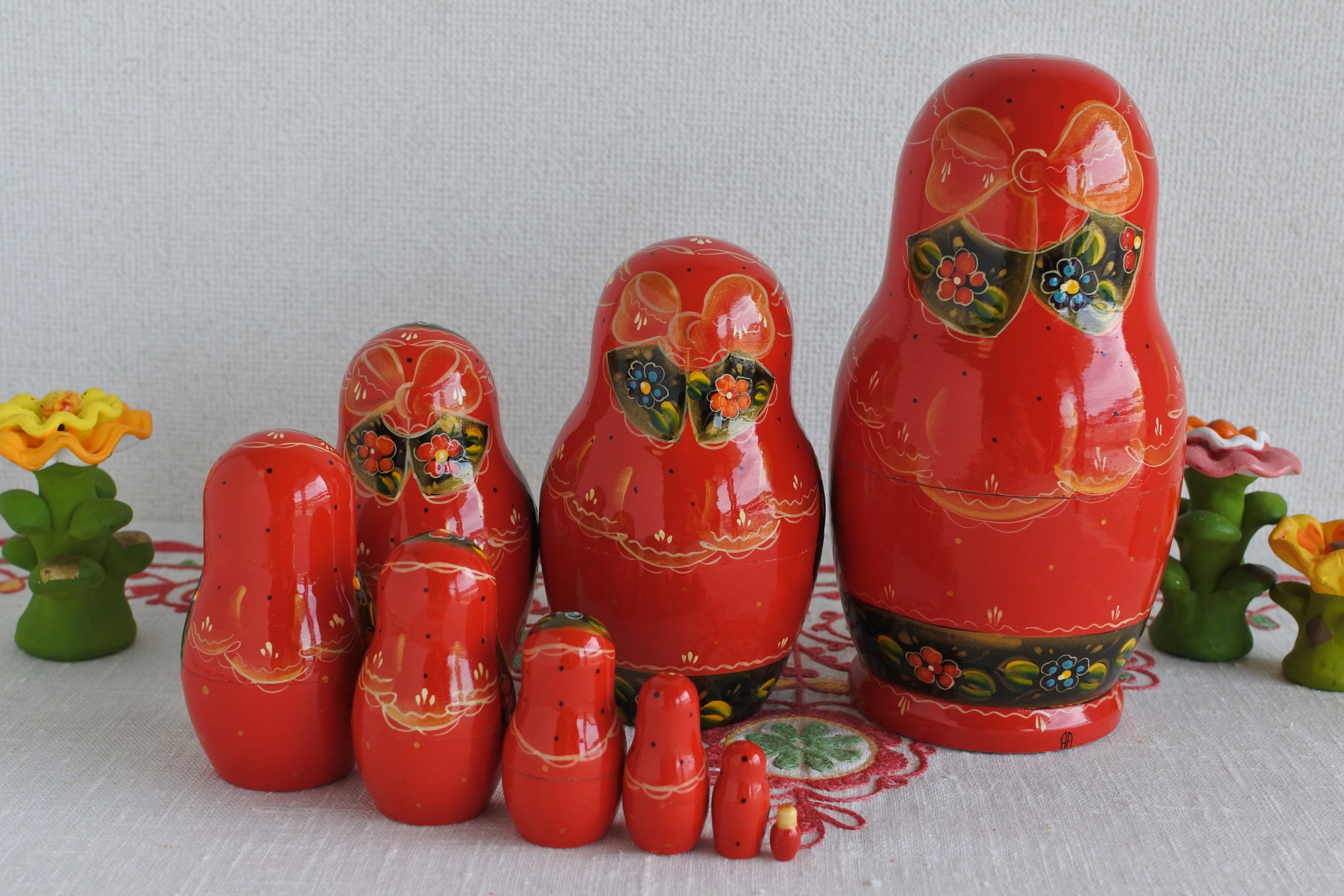 ロシア雑貨 マトリョーシカ 6P 7P 8P 10P 11P 12P ロシア各地の工房