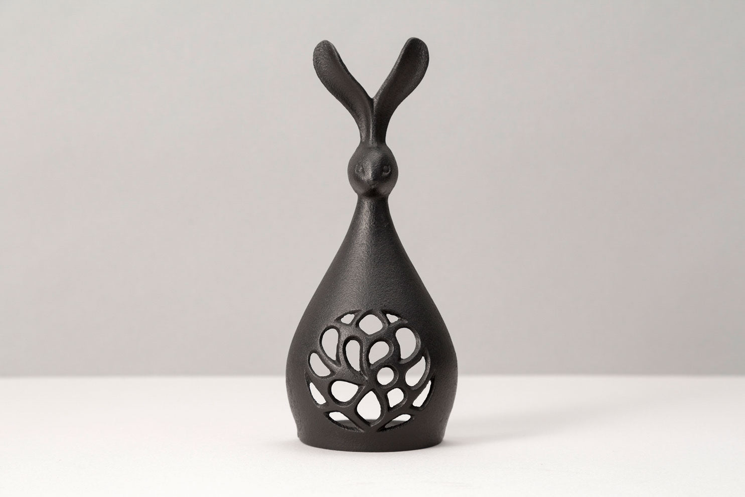 キャンドルスタンドうさぎ（黒）