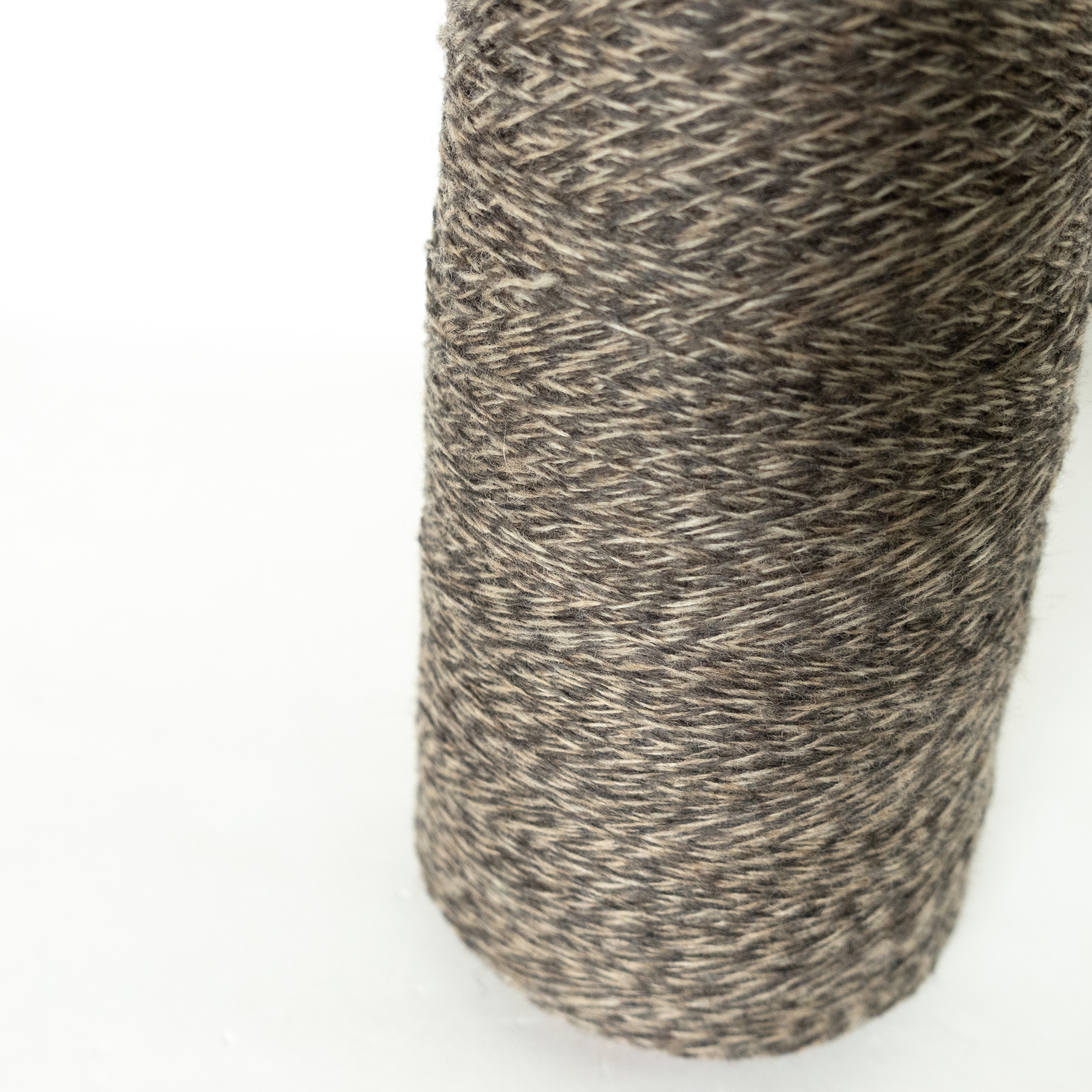 2/26 ラムカシミヤ japan - 杢ダークブラウン