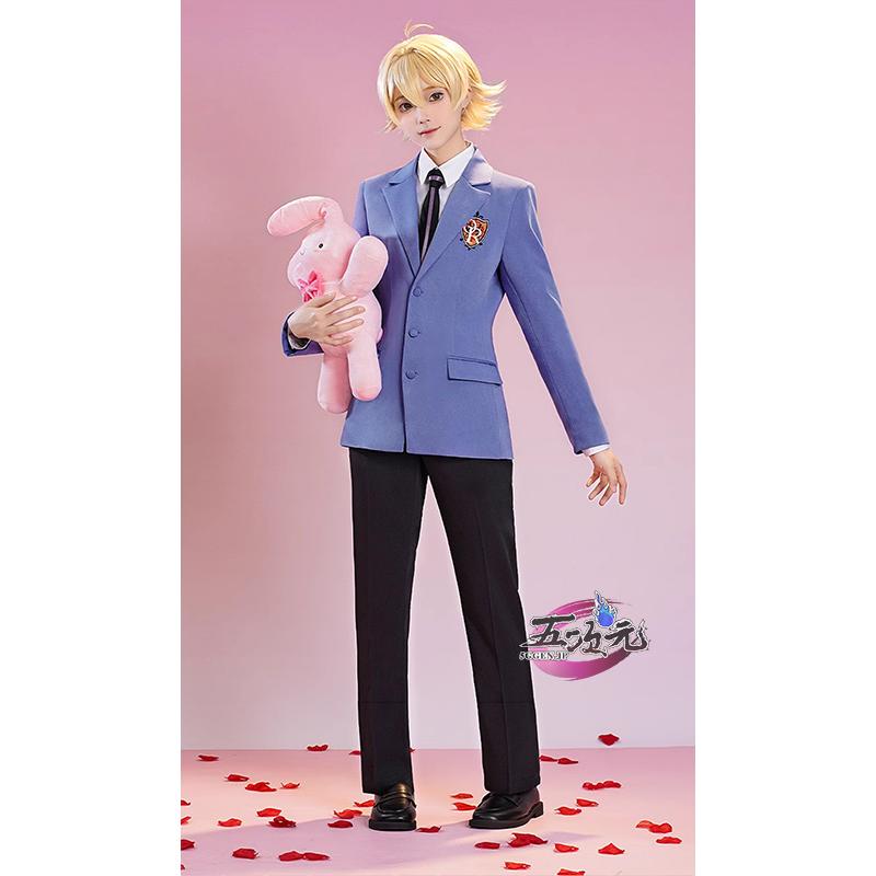 三分妄想 桜蘭高校ホスト部 コスプレ 制服 ※ウィッグ 追加可能 : 五