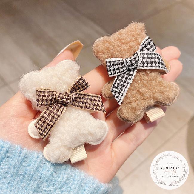 くまさん クマヘアピン ヘアゴム ヘアアクセサリー シュシュ 髪留め