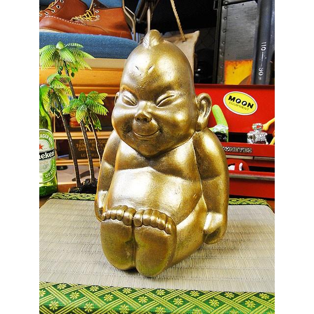 大阪名物ビリケンさんの縁起のええ置物 （Mサイズ） ※ミニ畳は別売です