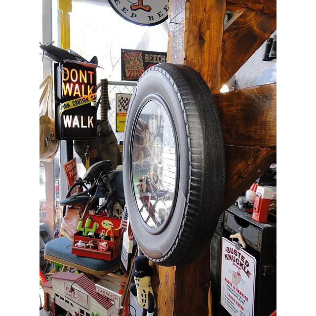 ルート66 タイヤクロック □ アメリカン雑貨 アメリカ雑貨 壁掛時計