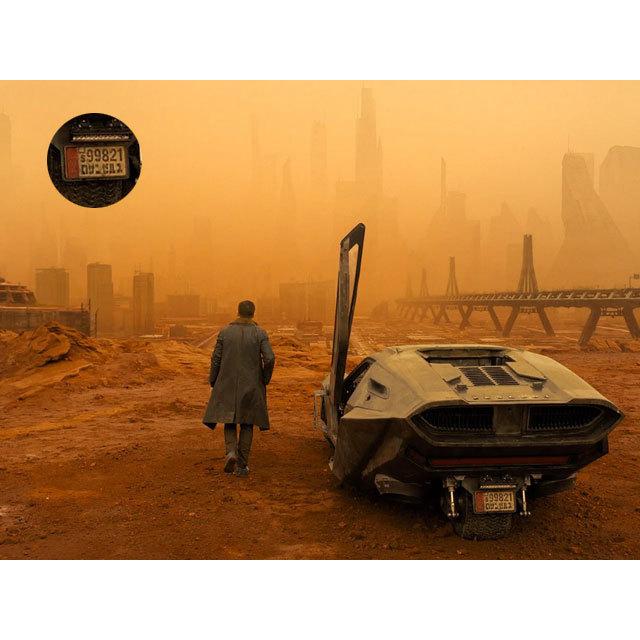ムービーライセンスプレート 映画 ブレードランナー2049 ポリス