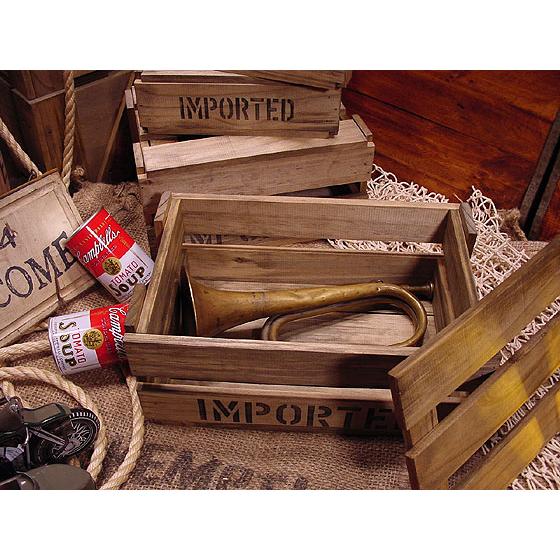 アメリカン レトロ スカシBOX LLサイズ アメリカ雑貨 アメリカン雑貨