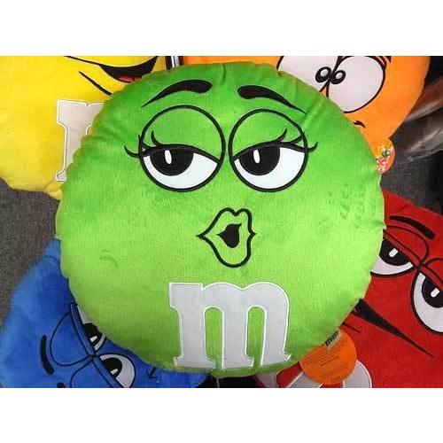 M&M's クッション グリーン エムアンドエムズ アメリカ雑貨 アメリカン