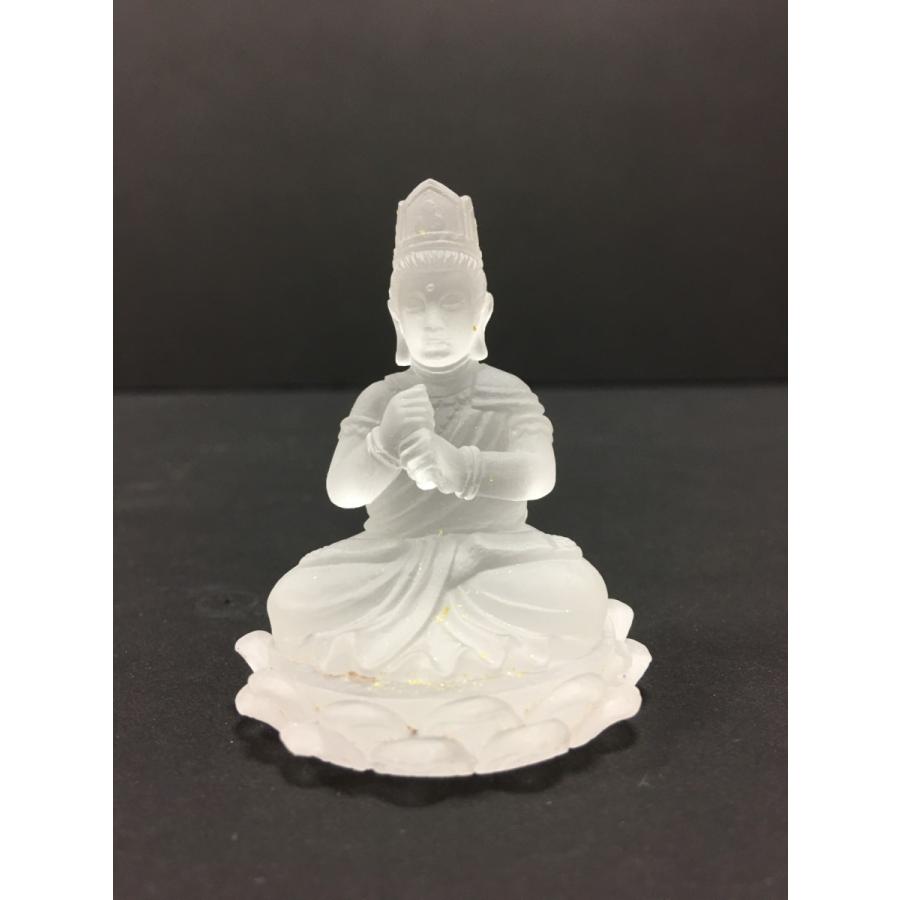 大日如来座像 18型 高さ12cm 中 大日如来 仏像 ご本尊 クリスタル