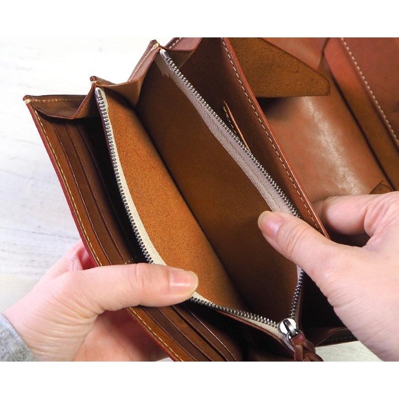 annak（アナック） 栃木レザー ギャルソンロングウォレット グリーン