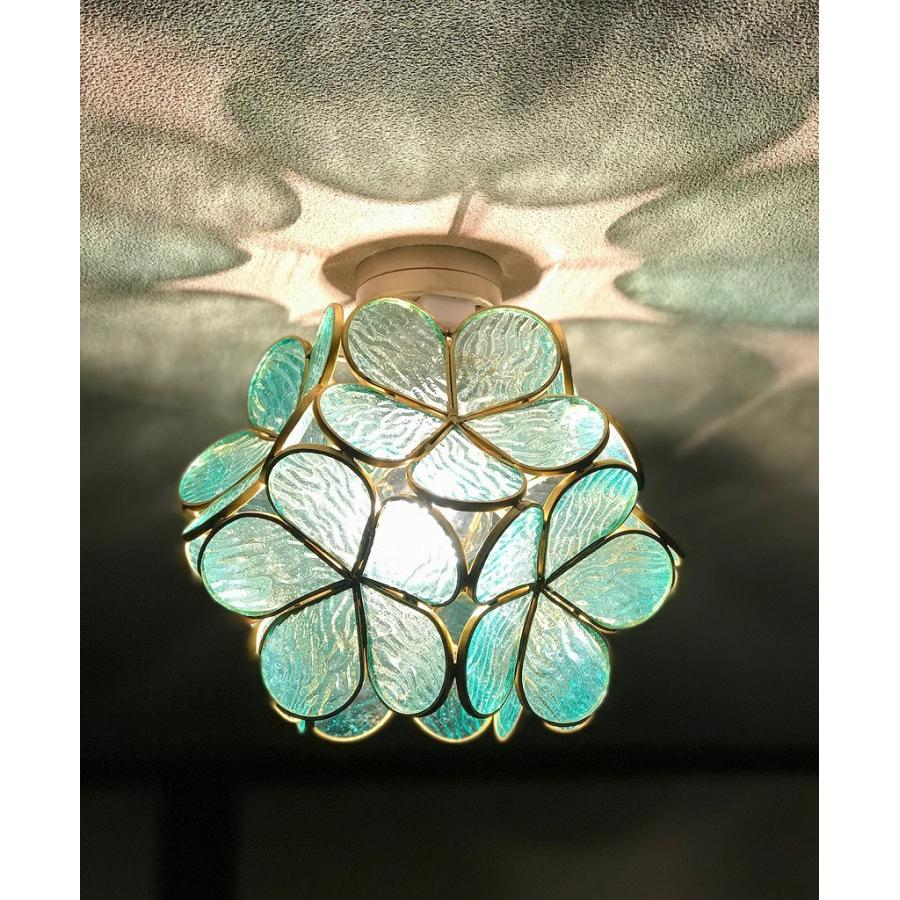 直付けシーリングライト 1灯 E26 電球付 ステンドグラス インテリア