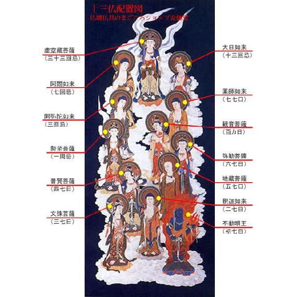 掛軸 仏間 仏事 十三仏 爆買 : 仏壇仏具のまごころショップ安伽堂