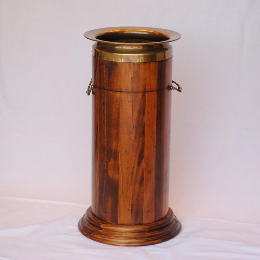 傘立て おしゃれ アンブレラスタンド アンティーク風家具 円筒形 樽型