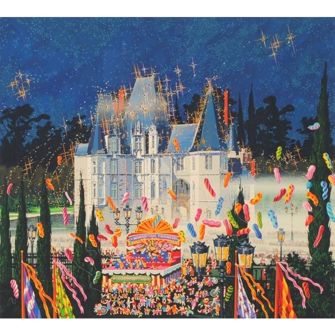 ヒロ・ヤマガタ スターライトコンサート 絵画 シルクスクリーン 版画