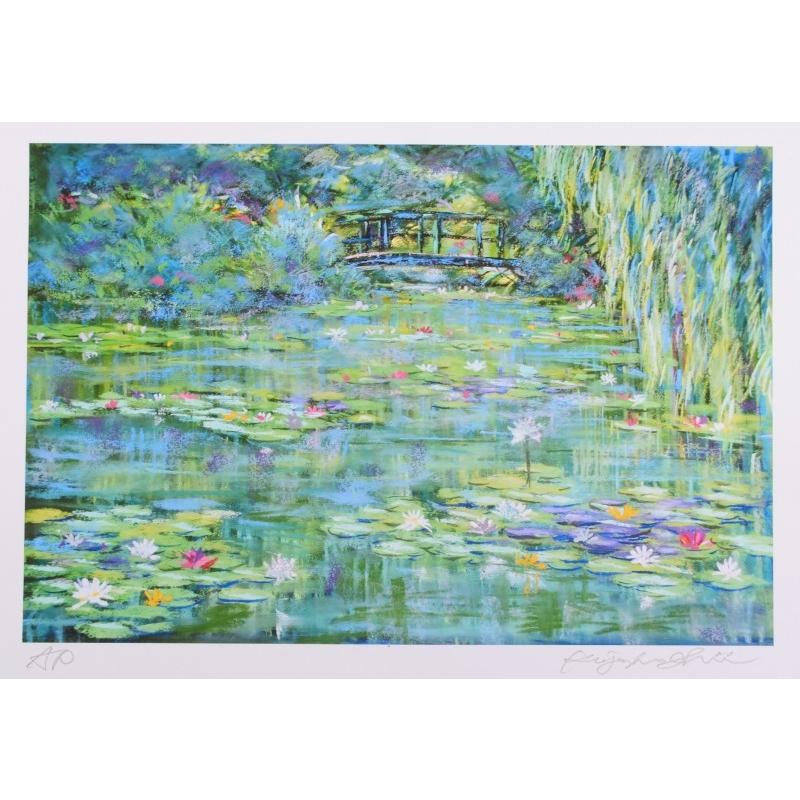 フランス 風景画 絵画 ジヴェルニー クロード・モネの庭 ジークレー