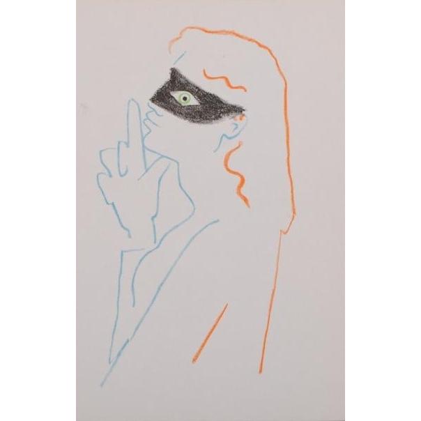 ジャン・コクトー 絵画 オリジナルリトグラフ 版画 ノーサイン 絵