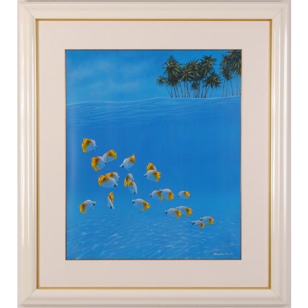 海 熱帯魚 絵画 風景画 マリンアート ジークレー 版画 森田剛介